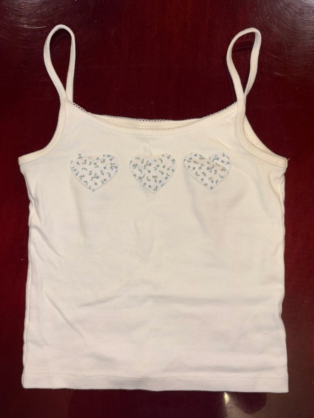 Demetra for Aeropostale Floral Hearts Tank
